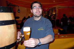 Anstich Weizenbier Jahrgang 2010